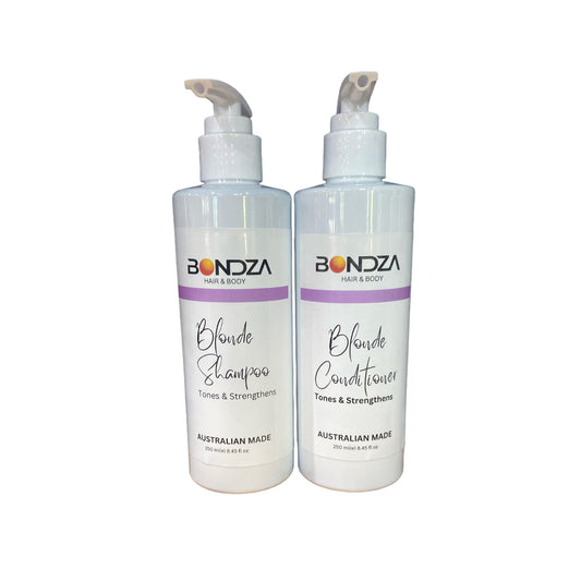 Blonde Shampoo & conditioner for toning unwanted yellow from hair